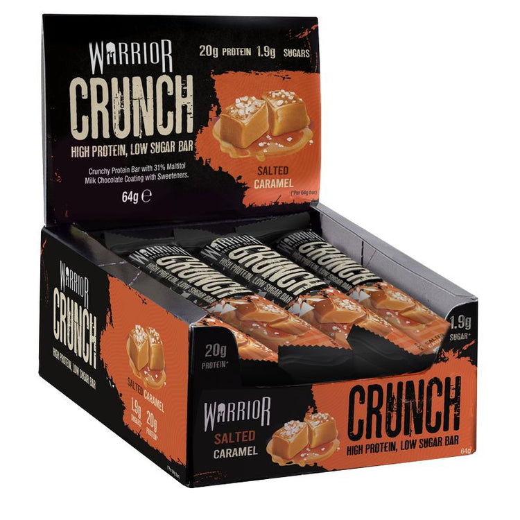 Crunch Bar, Salted Caramel - 12 bars - Vitax.ro