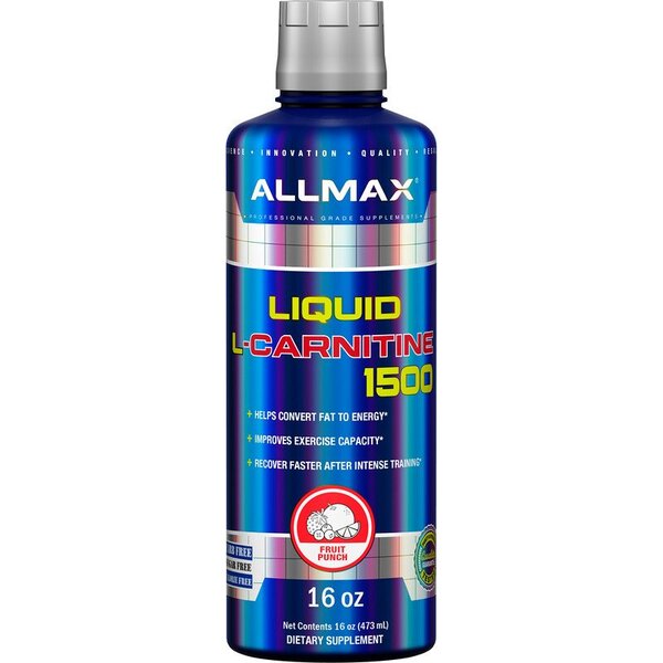 Liquid L-Carnitine 1500, Fruit Punch - 473 ml. - Vitax.ro