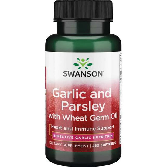 Garlic and Parsley with Wheat Germ Oil - 250 softgels - Vitax.ro