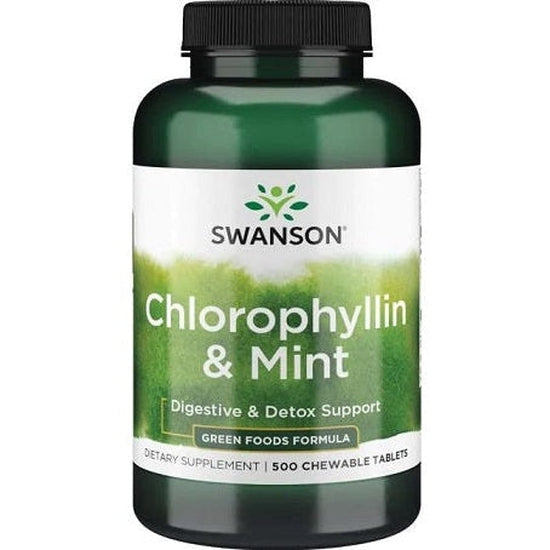Chlorophyllin & Mint - 500 chewable tablets - Vitax.ro