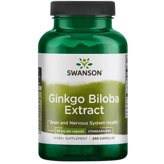 Ginkgo Biloba Extract 24%, 60mg - 240 caps - Vitax.ro