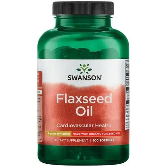 Flaxseed Oil, 1000mg - 100 softgels - Vitax.ro