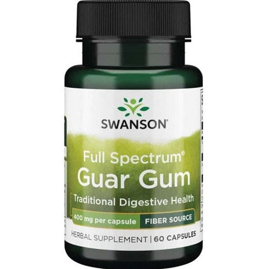 Full Spectrum Guar Gum, 400mg - 60 caps - Vitax.ro