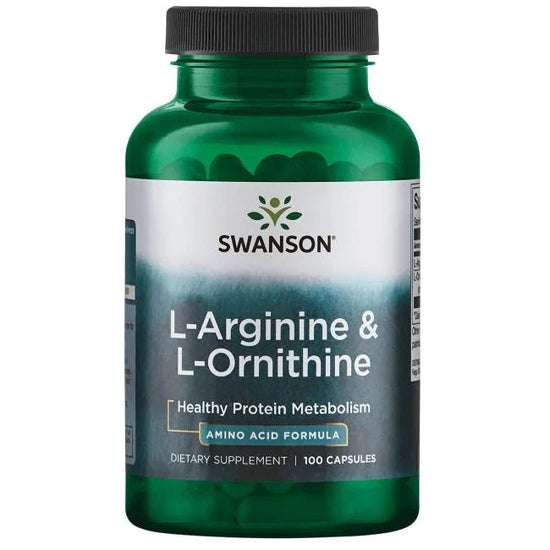 L-Arginine & L-Ornithine - 100 caps - Vitax.ro