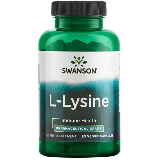 AjiPure L-Lysine, 500mg - 90 vcaps - Vitax.ro