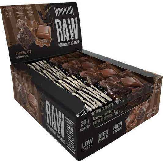 Raw Protein Flapjack, Chocolate Brownie - 12 bars - Vitax.ro