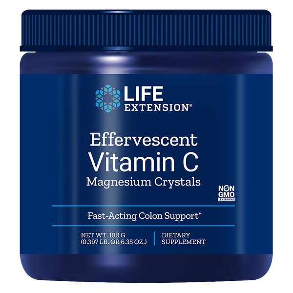 Effervescent Vitamin C Magnesium Crystals - 180g - Vitax.ro