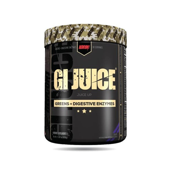 GI Juice - Greens + Digestive Enzymes, Grape - 450g - Vitax.ro