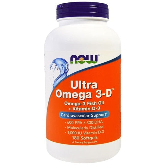 Ultra Omega 3-D with Vitamin D-3 - 180 softgels - Vitax.ro