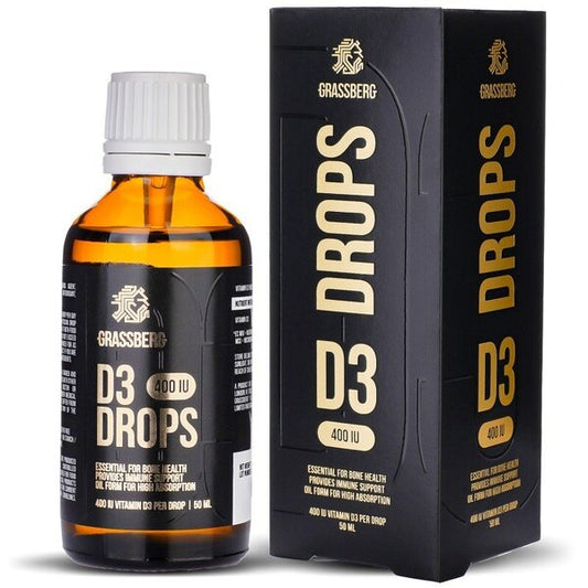 Vitamin D3 Drops, 400IU - 50 ml. - Vitax.ro