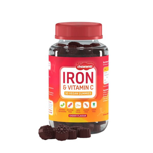 Iron & Vitamin C, Cherry - 30 vegan gummies - Vitax.ro