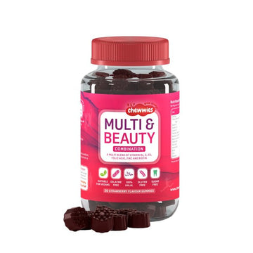 Multi & Beauty, Strawberry - 30 gummies - Vitax.ro