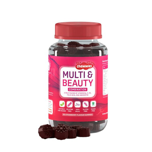 Multi & Beauty, Strawberry - 30 gummies - Vitax.ro