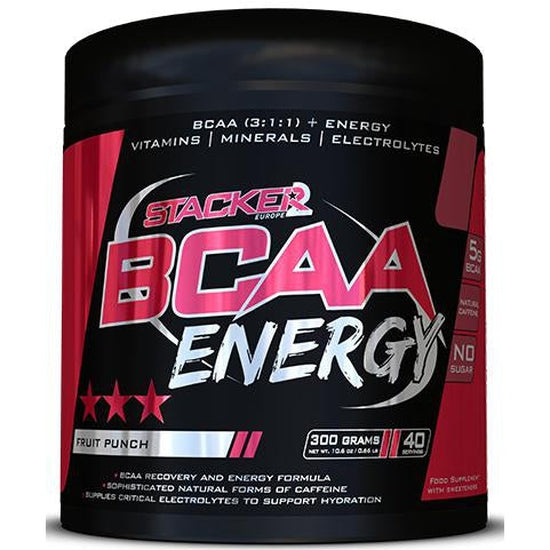 BCAA Energy, Fruit Punch - 300g - Vitax.ro