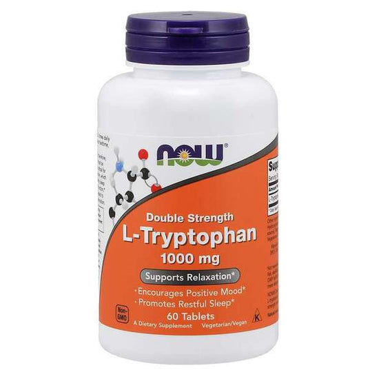 L-Tryptophan, 1000mg Double Strength - 60 tabs - Vitax.ro