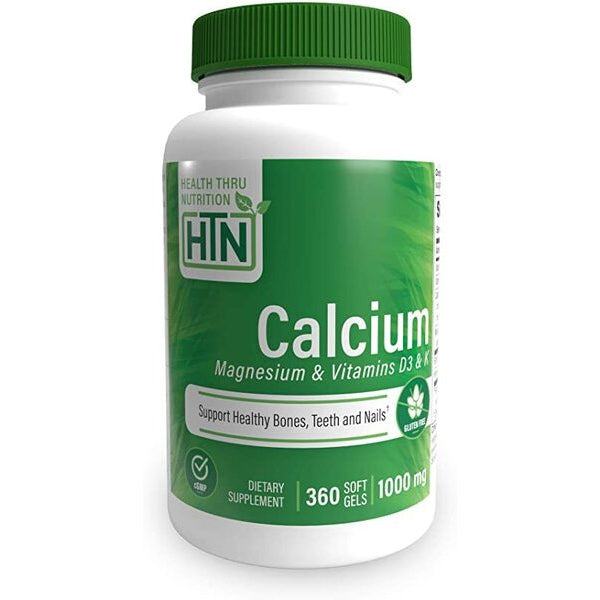 Calcium with Magnesium & Vitamins D3 & K - 360 softgels - Vitax.ro