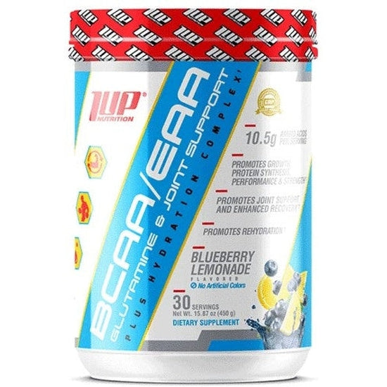 His BCAA/EAA Glutamine & Joint Support Plus Hydration Complex, Blueberry Lemonade - 450g - Vitax.ro