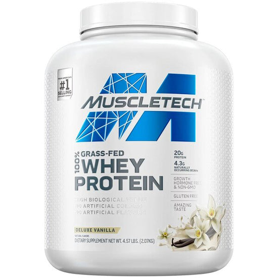 Grass-Fed 100% Whey Protein, Deluxe Vanilla - 2070g - Vitax.ro
