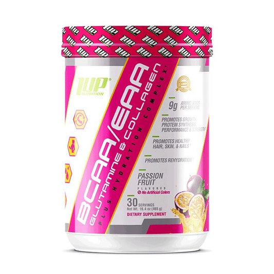 Her BCAA/EAA Glutamine & Collagen Plus Hydration Complex, Passion Fruit - 465g - Vitax.ro