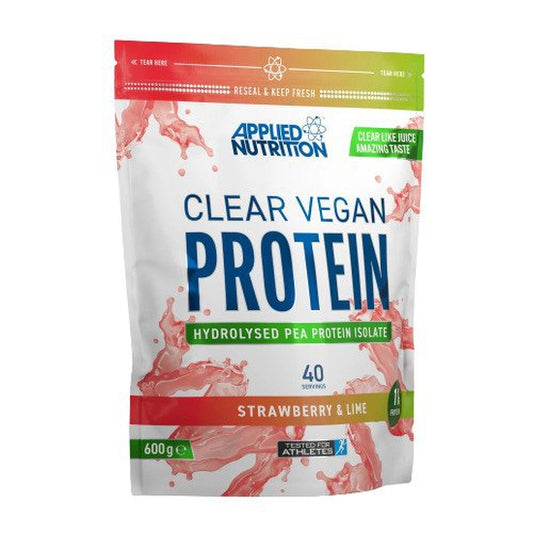 Clear Vegan Protein, Strawberry & Lime - 600g - Vitax.ro