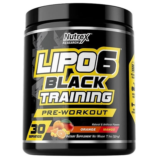 Lipo-6 Black Training, Orange Mango - 201g - Vitax.ro
