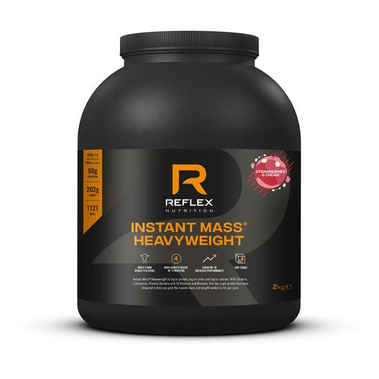 Instant Mass Heavyweight, Strawberries & Cream - 2000g - Vitax.ro