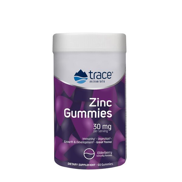 Zinc Gummies, 30mg, Elderberry - 60 gummies - Vitax.ro