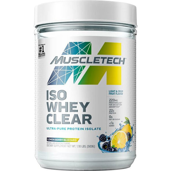 Iso Whey Clear, Lemon Berry Blizzard - 503g - Vitax.ro