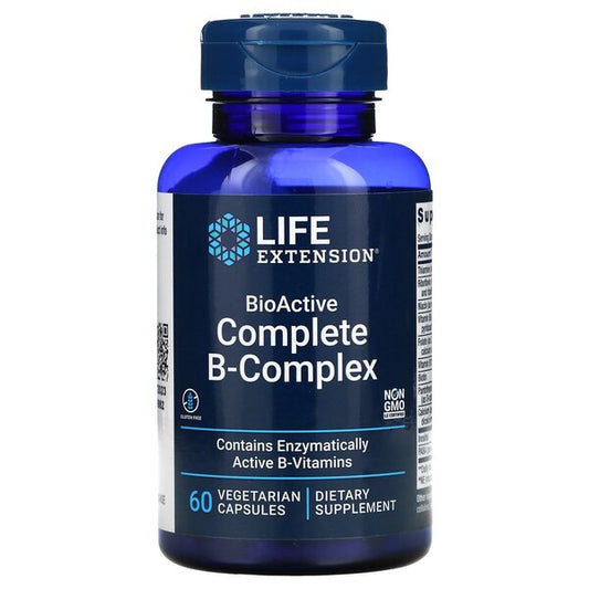 Bio-Active Complete B-Complex - 60 vcaps - Vitax.ro