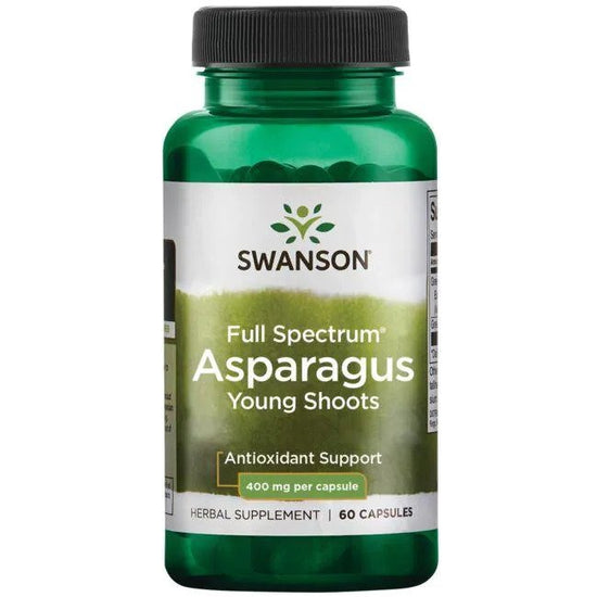 Full Spectrum Asparagus Young Shoots, 400mg - 60 caps - Vitax.ro