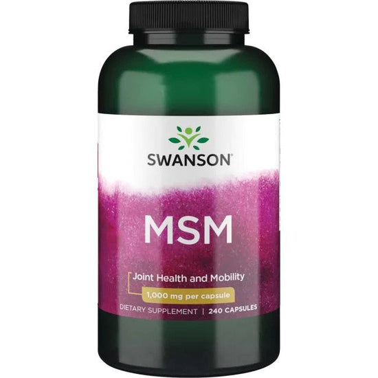 MSM Methylsulfonylmethane, 1000mg - 240 caps - Vitax.ro