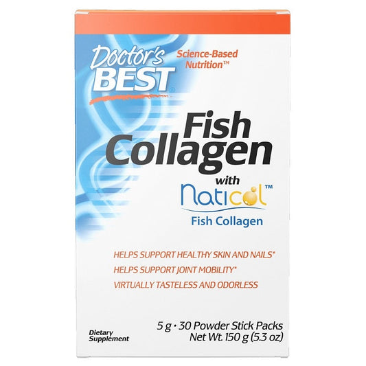 Fish Collagen with Naticol Fish Collagen - 30 stick packs - Vitax.ro
