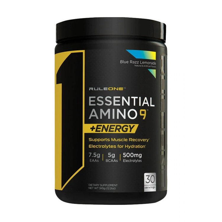 Essential Amino 9 + Energy, Blue Razz Lemonade - 345g - Vitax.ro