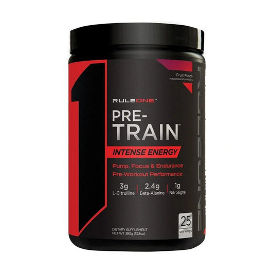 Pre-Train Intense Energy, Fruit Punch - 390g - Vitax.ro