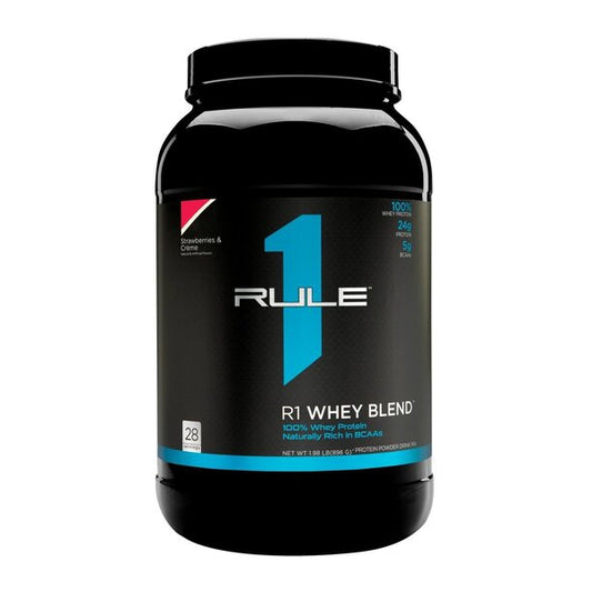 R1 Whey Blend, Strawberries & Creme - 896g - Vitax.ro