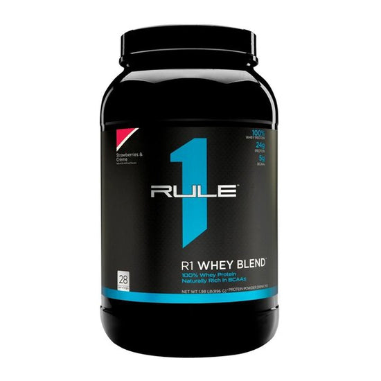 R1 Whey Blend, Strawberries & Creme - 896g - Vitax.ro