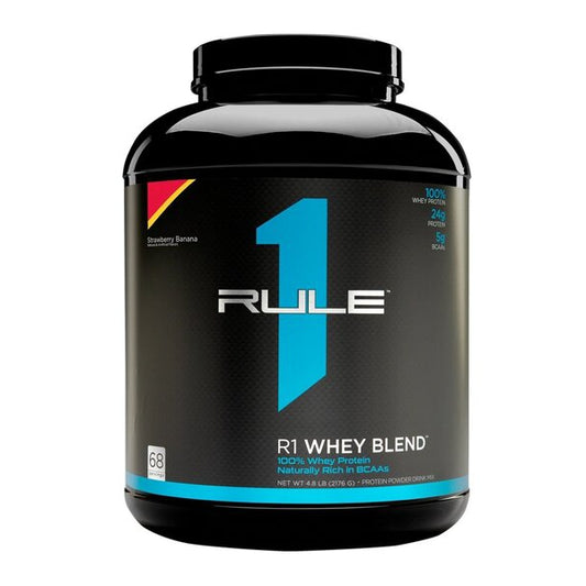 R1 Whey Blend, Strawberry Banana - 2176g - Vitax.ro