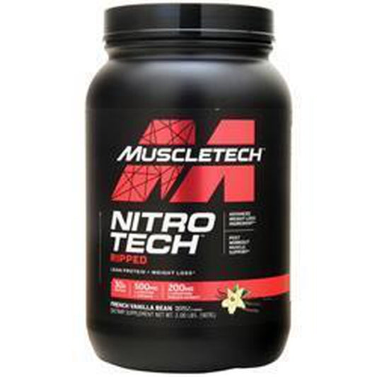 Nitro-Tech Ripped, French Vanilla Bean - 907g - Vitax.ro