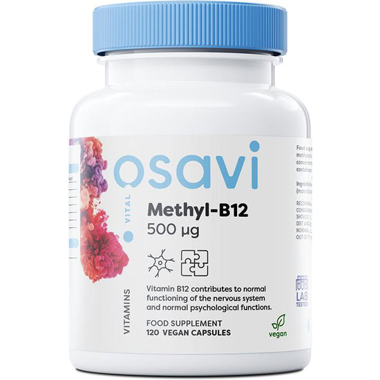 Methyl-B12, 500mcg - 120 vegan caps - Vitax.ro