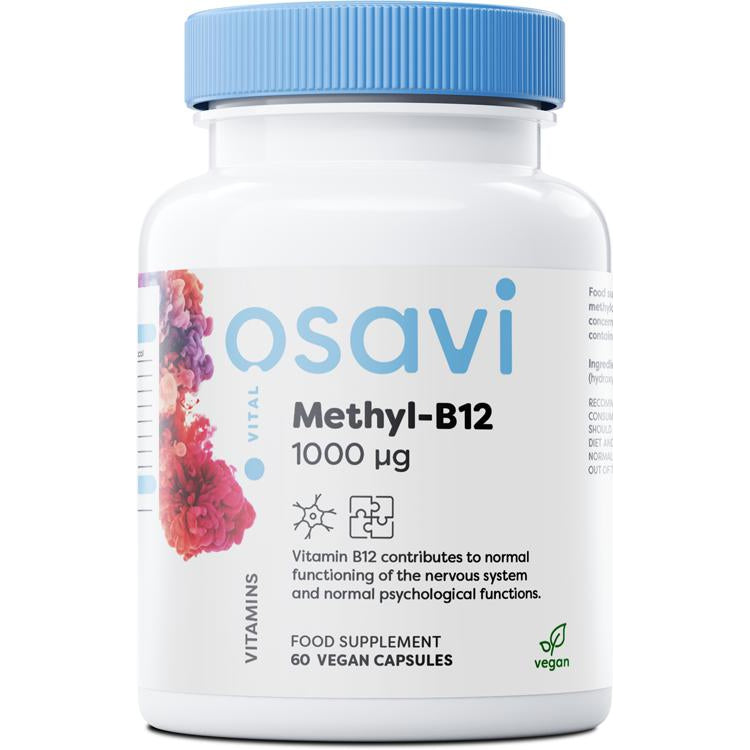 Methyl-B12, 1000mcg - 60 vegan caps - Vitax.ro