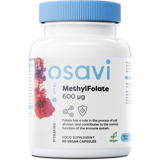 MethylFolate, 600mcg - 60 vegan caps - Vitax.ro