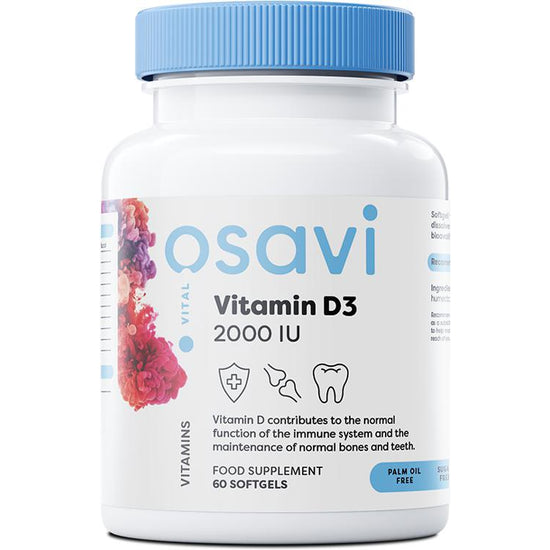 Vitamin D3, 2000IU - 60 softgels - Vitax.ro