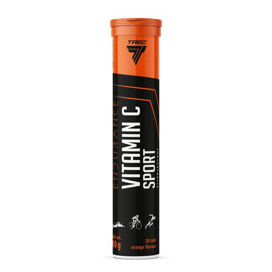 Endurance Vitamin C Sport Effervescent, Orange - 20 tabs - Vitax.ro