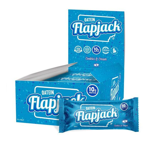 Oatein Flapjack, Cookies & Cream - 15 x 40g - Vitax.ro