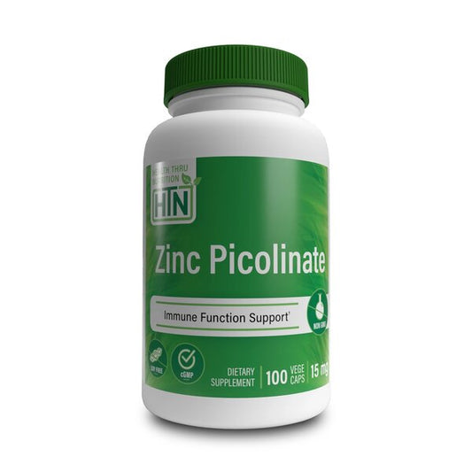 Zinc Picolinate, 15mg - 100 vcaps - Vitax.ro