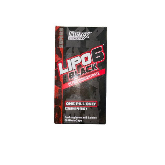 Lipo-6 Black Ultra Concentrate, Extreme Potency - 60 black caps - Vitax.ro