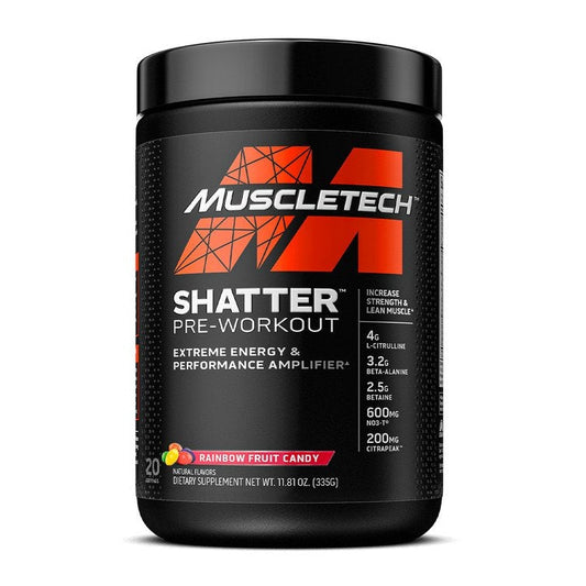 Shatter Pre-Workout, Rainbow Fruit Candy - 335g - Vitax.ro