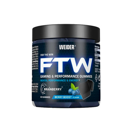 FTW Gaming & Performance Gummies, Berry Boost - 40 gummies - Vitax.ro