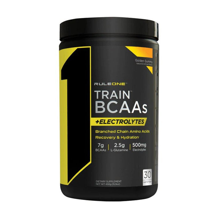 Train BCAAs + Electrolytes, Golden Gummy - 450g - Vitax.ro