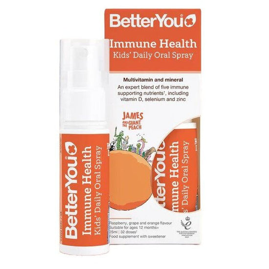 Immune Health Kid's Daily Oral Spray, Raspberry, Grape & Orange -  25 ml. - Vitax.ro